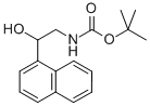 N-BOC-2-(1-萘基苯基)-2-羟基乙胺结构式