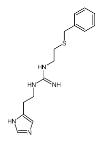 N-[2-(1H-Imidazol-4-yl)ethyl]-N'-[2-[(phenylmethyl)thio]ethyl]guanidine结构式