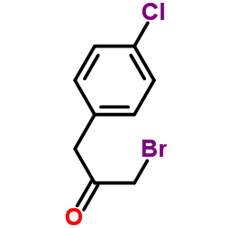 1-Bromo-3-(4-chlorophenyl)acetone structure