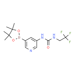 5-(3-(2,2,2-Trifluoroethyl)ureido)pyridine-3-boronic acid pinacol ester图片