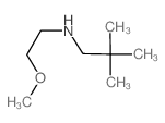 N-(2-Methoxyethyl)-2,2-dimethyl-1-propanamine结构式