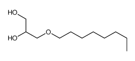 3-(辛氧基)丙烷-1,2-二醇结构式