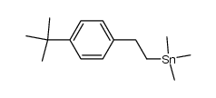 (4-(tert-butyl)phenethyl)trimethylstannane Structure