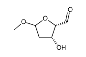 D-threo-Pentodialdo-1,4-furanoside, methyl 2-deoxy- (9CI)结构式