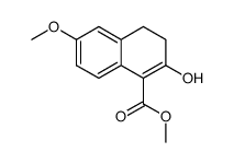 methyl 2-hydroxy-6-methoxy-3,4-dihydronaphthalene-1-carboxylate Structure