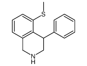 5-methylsulfanyl-4-phenyl-1,2,3,4-tetrahydroisoquinoline结构式