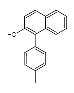 1-(4-methylphenyl)-naphthalen-2-ol结构式