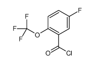 5-Fluoro-2-(trifluoromethoxy)benzoyl chloride Structure