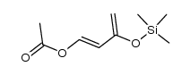 1-acetoxy-3-[(trimethylsilyl)oxy]buta-1,3-diene结构式