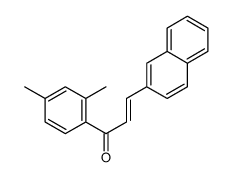 1-(2,4-dimethylphenyl)-3-naphthalen-2-ylprop-2-en-1-one结构式