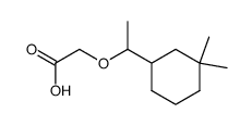 2-(1-(3,3-dimethylcyclohexyl)ethoxy)acetic acid结构式