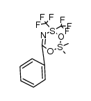 2,2-dimethyl-6-phenyl-4,4-bis-trifluoromethyl-4H-2λ4,4λ4-[1,3,2,4,5]dioxadithiazine结构式