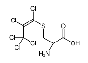 (2R)-2-amino-3-[(E)-1,2,3,3,3-pentachloroprop-1-enyl]sulfanylpropanoic acid Structure