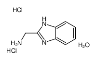 (1H-Benzo[d]imidazol-2-yl)Methanamine dihydrochloride hydrate结构式