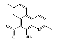 3,8-dimethyl-6-nitro-4,7-phenanthrolin-5-amine结构式