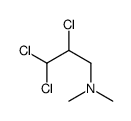 2,3,3-trichloro-N,N-dimethylpropan-1-amine Structure