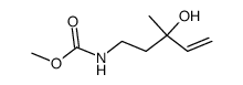 Carbamic acid,(3-hydroxy-3-methyl-4-pentenyl)-,methyl ester (9CI)结构式