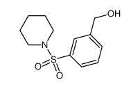 (3-(piperidin-1-ylsulfonyl)phenyl)methanol Structure