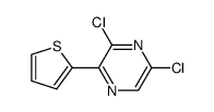 3,5-dichloro-2-(thiophen-2-yl)pyrazine Structure