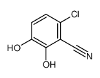 6-chloro-2,3-dihydroxybenzonitrile Structure