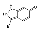 3-溴-6-羟基吲唑结构式