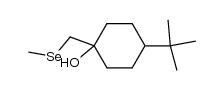 4-(tert-butyl)-1-((methylselanyl)methyl)cyclohexanol Structure