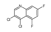 3,4-dichloro-5,7-difluoroquinoline结构式