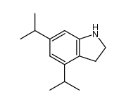 4,6-diisopropylindoline Structure