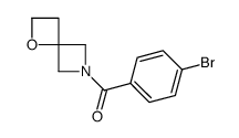 (4-Bromophenyl)(1-oxa-6-azaspiro[3.3]hept-6-yl)methanone Structure