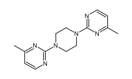 1,4-bis(4-methylpyrimidin-2-yl)piperazine结构式