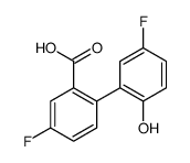 5-fluoro-2-(5-fluoro-2-hydroxyphenyl)benzoic acid Structure