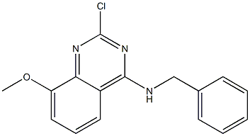 N-benzyl-2-chloro-8-methoxyquinazolin-4-amine Structure