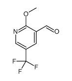 5-(trifluoromethyl)-2-Methoxypyridine-3-carbaldehyde structure