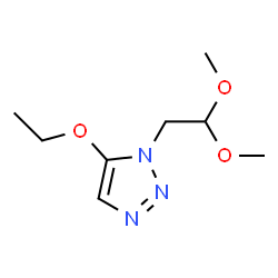 1H-1,2,3-Triazole,1-(2,2-dimethoxyethyl)-5-ethoxy-(9CI) picture