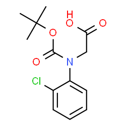 N-BOC-(2'-CHLOROPHENYL)GLYCINE Structure