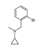 (2-bromobenzyl)cyclopropylmethylamine Structure