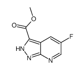 methyl 5-fluoro-2H-pyrazolo[3,4-b]pyridine-3-carboxylate结构式