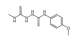 1-methyl-6-(4'-methoxyphenyl)-2,5-dithiobiurea结构式