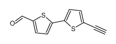 5-(5-ethynylthiophen-2-yl)thiophene-2-carbaldehyde结构式