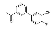 1-[3-(4-fluoro-3-hydroxyphenyl)phenyl]ethanone Structure