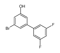 3-bromo-5-(3,5-difluorophenyl)phenol结构式