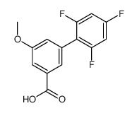 3-methoxy-5-(2,4,6-trifluorophenyl)benzoic acid结构式