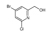 (4-bromo-6-chloropyridin-2-yl)methanol Structure