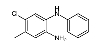 5-chloro-4-methyl-N1-phenylbenzene-1,2-diamine结构式