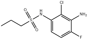 N-(3-Amino-2-chloro-4-fluorophenyl)-1-propanesulfonamide结构式