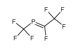 (Z)-(perfluoroethylidene)(trifluoromethyl)phosphine结构式