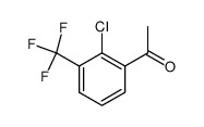 1-<2-chloro-3-(trifluoromethyl)phenyl>ethanone结构式