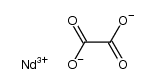 neodymium(III) oxalate structure