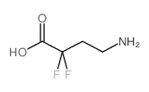 4-AMINO-2,2-DIFLUOROBUTYRIC ACID结构式