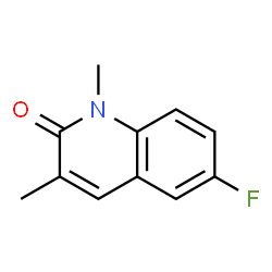 2(1H)-Quinolinone,6-fluoro-1,3-dimethyl-(9CI) structure